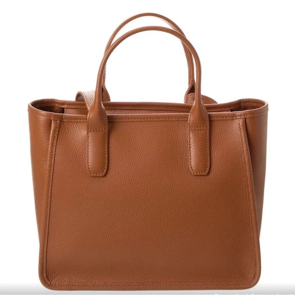 Longchamp Le Foulonne Leather medium tote Bag - Picture 4 of 8